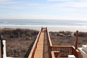 Private walkway to the beach.