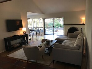 Open plan living room