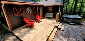 Spacious deck to relax on!