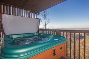 Relax after a long day of fun in the hot tub