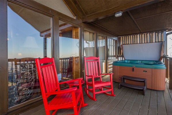 Rock your cares away, so many ways to relax on the deck