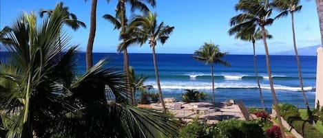 Great view of the surf right from your own private lanai.