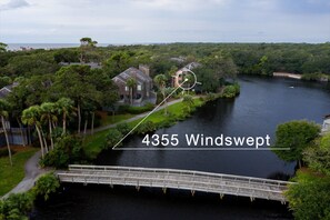 Aerial view of Villa