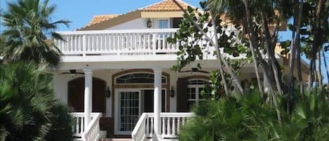 Luxury Beach House with your own private beach over looking the Caribbean Ocean.