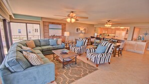 Open concept living area
