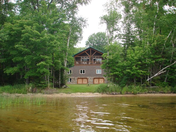 from the lake