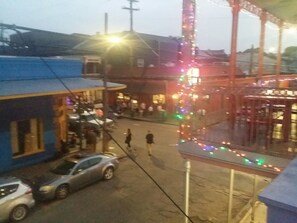 BALCONY OVER LOOKING FRENCHMEN ST. FUN AND EXCITMENT
