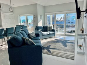 Living Room with Queen Sofa Bed