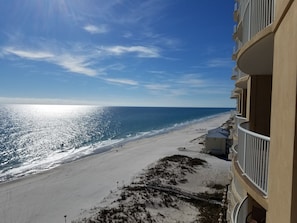 Gulf side balcony looking west