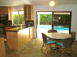 Dining Room Overlooking Pool Deck