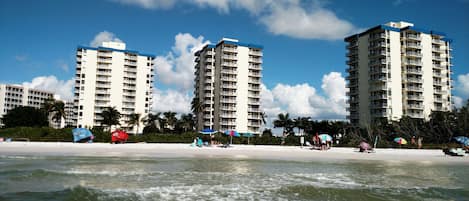 7 miles of white sandy beach