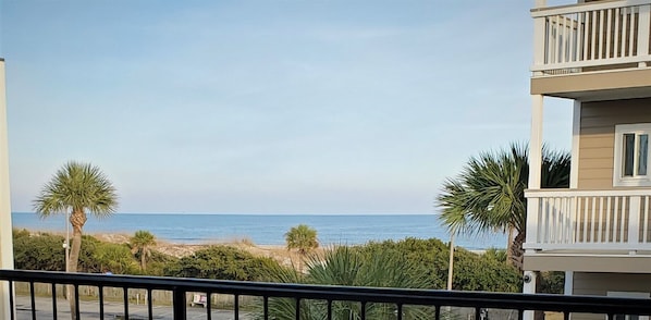 view from balcony