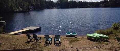 Beautiful view of relaxing Packard Pond.  The perfect place to unwind!
