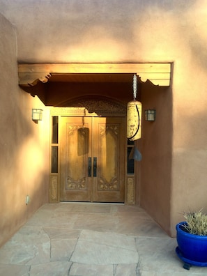 The main front door
