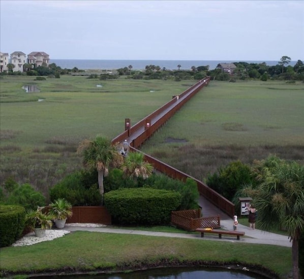 Private Boardwalk to the Beach