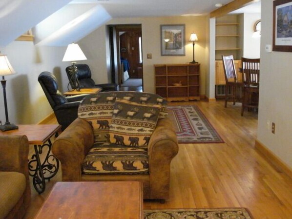 Looking West from living room, Open Floor Plan