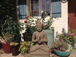 Peaceful courtyard