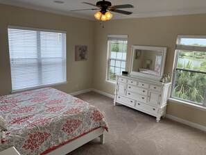3rd Floor Master Bedroom - Overlooks the lake