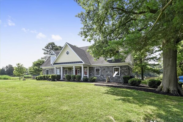 Two level renovated stone home with all the modern amenities