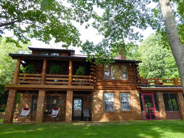 Water side of the house