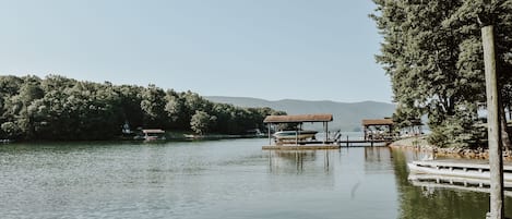 View of Smith Mountain from Dock