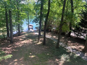 View from side porch