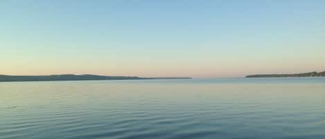 Suttons Bay from our beach.