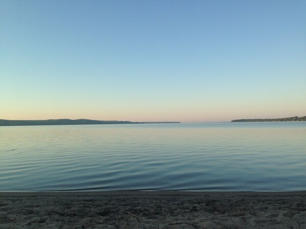 Suttons Bay from our beach.