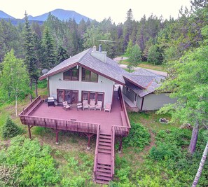View of Front of House, beautiful views from the deck