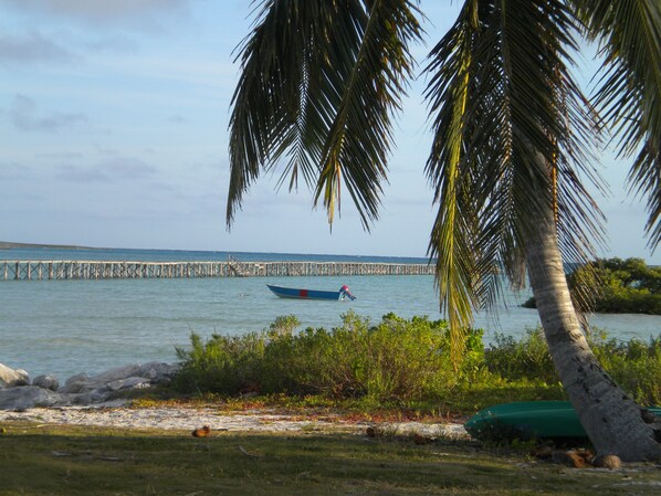 Boat moored aside the Long Dock is an enjoyable option 