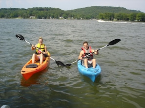 Enjoying the Kayaks!!!