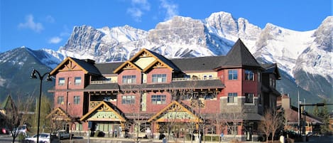 Unit is on top floor of building, facing west