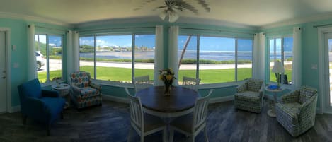 View from front sunroom.