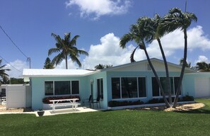 Front view of house.