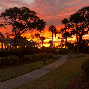Sidewalk to the beach