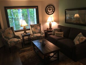 New hardwood floors and furniture