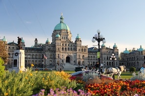 The Provincial Legislative Buildings ... just a short stroll away!