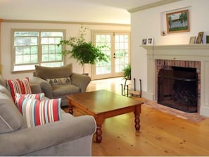 Living Room with Fireplace