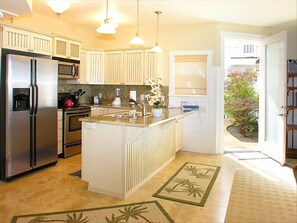 Entry and upgraded kitchen