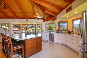 Waterfall Views out the kitchen windows