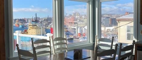 Bright and sunny kitchen with amazing views