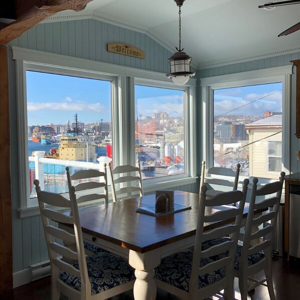 Bright and sunny kitchen with amazing views