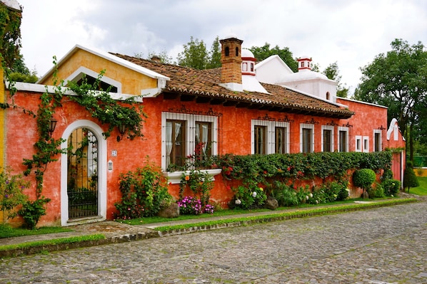 Front house facade. Our property is located inside a gated community.