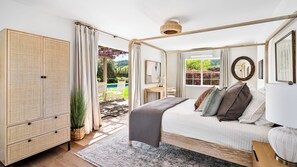 Separate Guest House - Queen bed, full bath w/shower, dedicated AC/Heat system. 