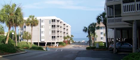 view to the beach