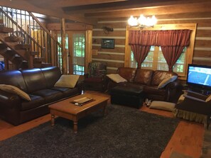 Living Room and Front Door