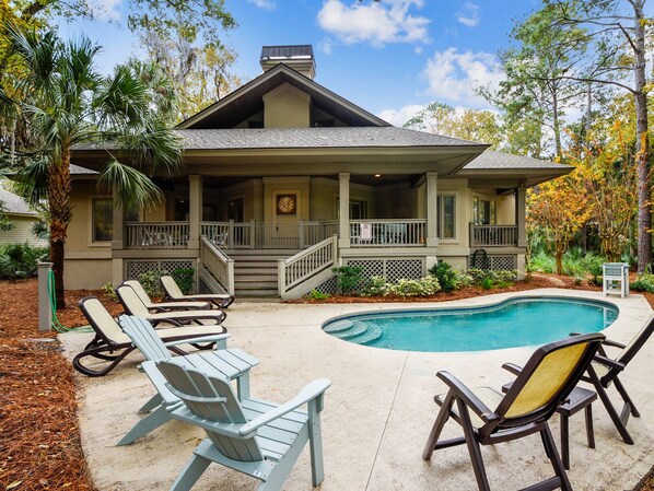 Pool Deck at 8 Cottage Court