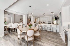 A nice little breakfast nook for those earlier risers to enjoy a hot coffee.