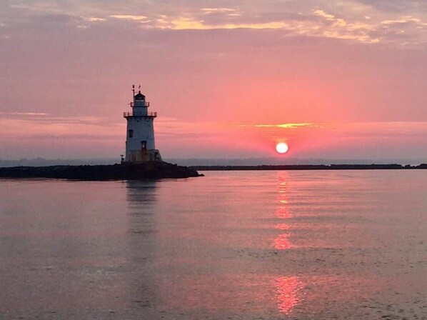 The Long Island Sound  light house