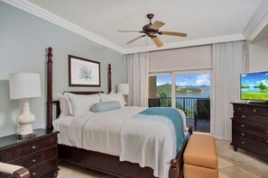 Two master bedroom suites both facing the ocean